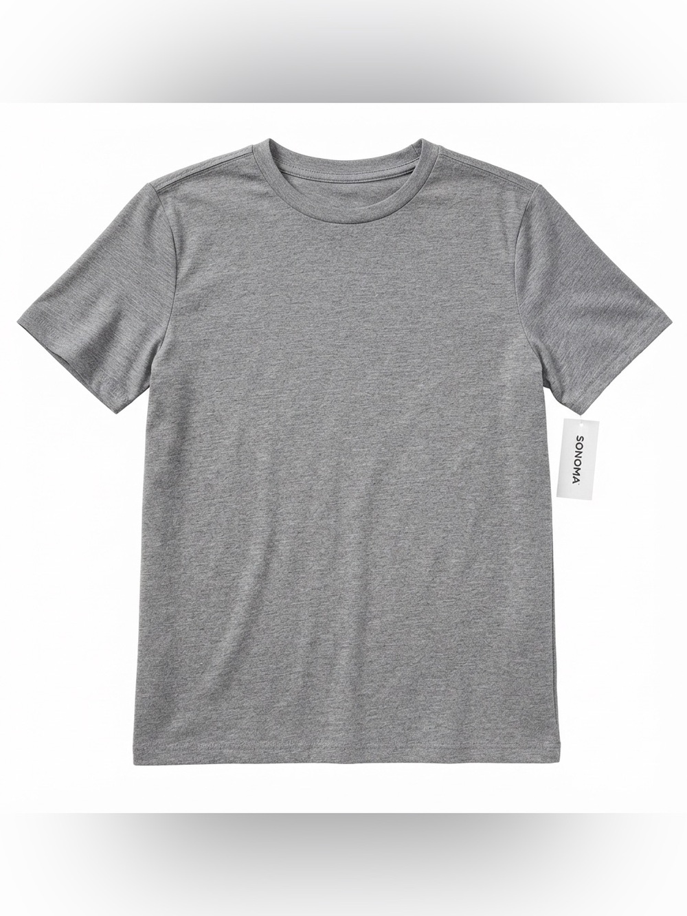 SONOMA Boys Gray Short Sleeve Tee Size Large (10/12) NWT - Picture 1 of 5